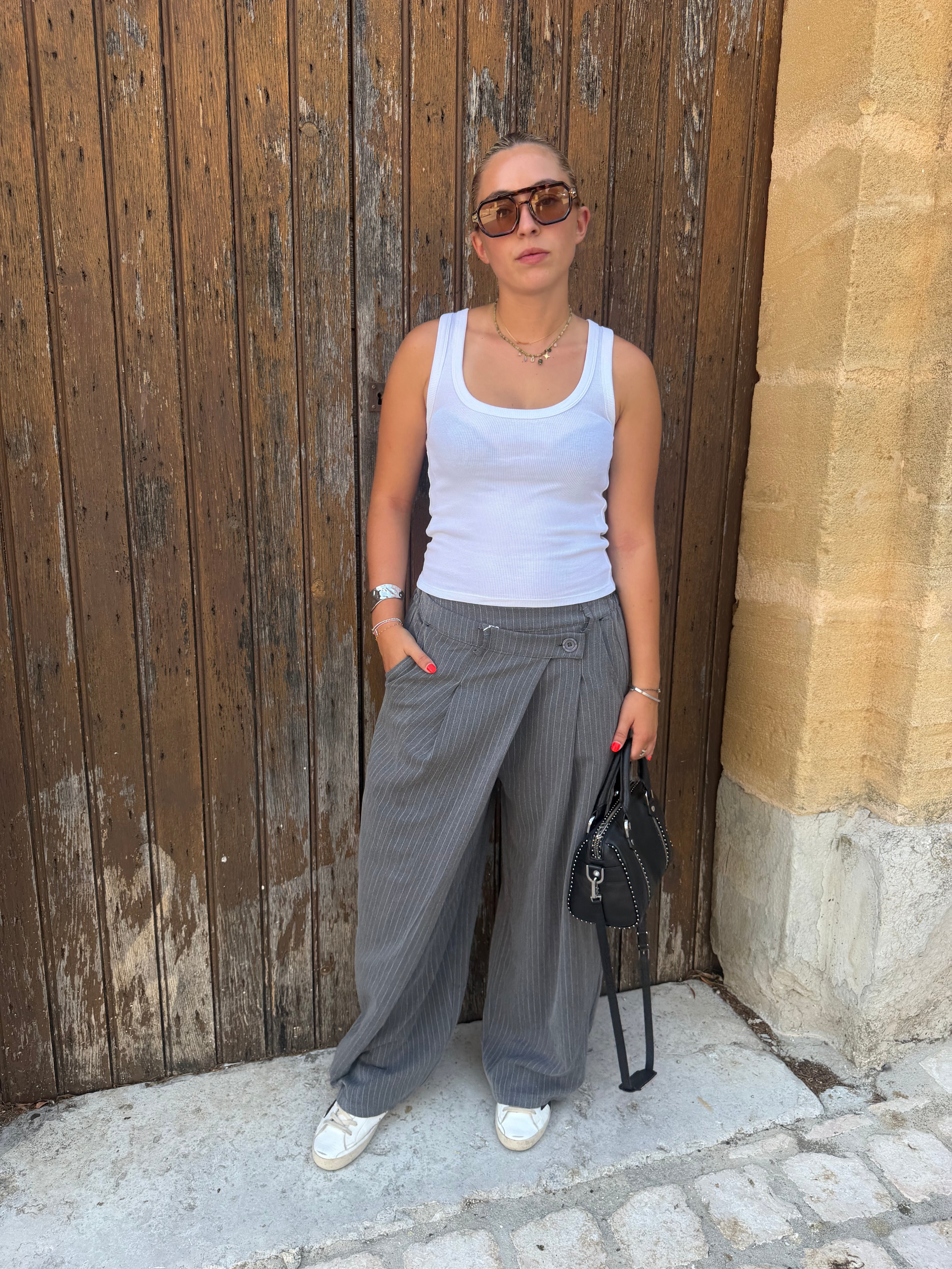 Pantalon rayures