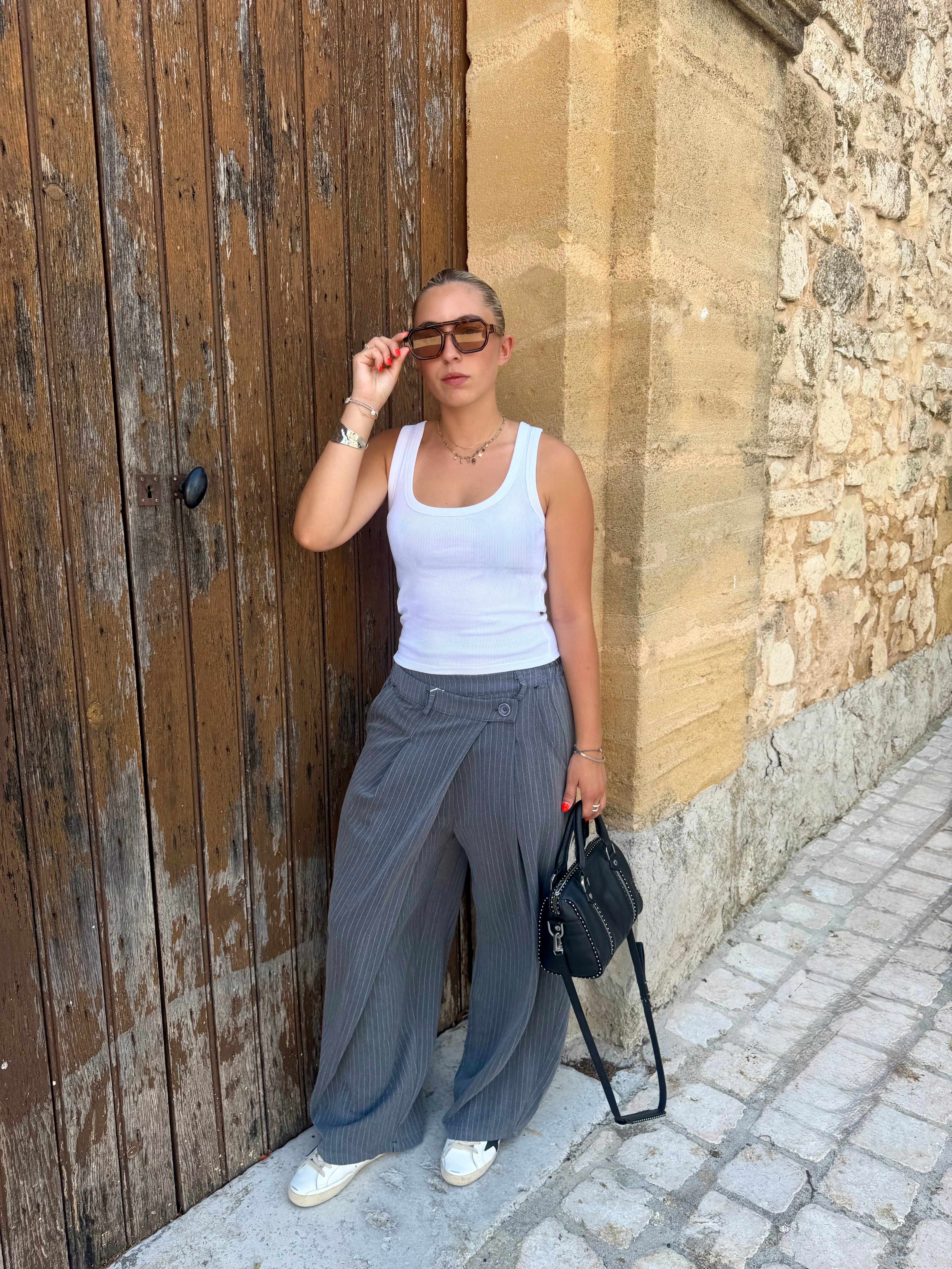 Pantalon rayures