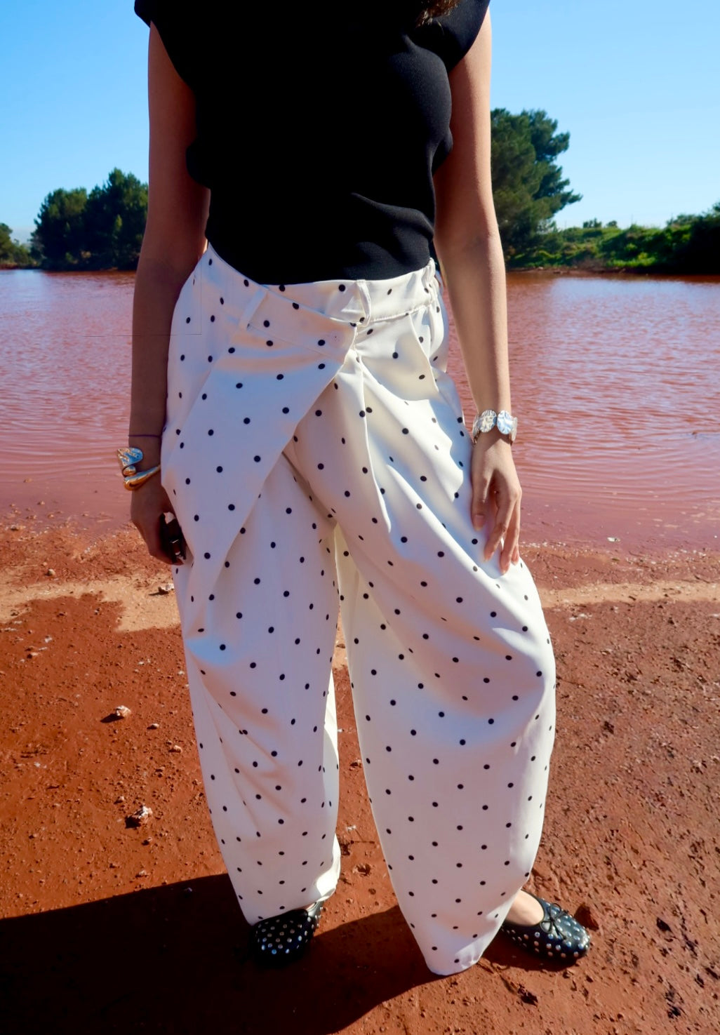 Pantalon POLKA ⚫🤍