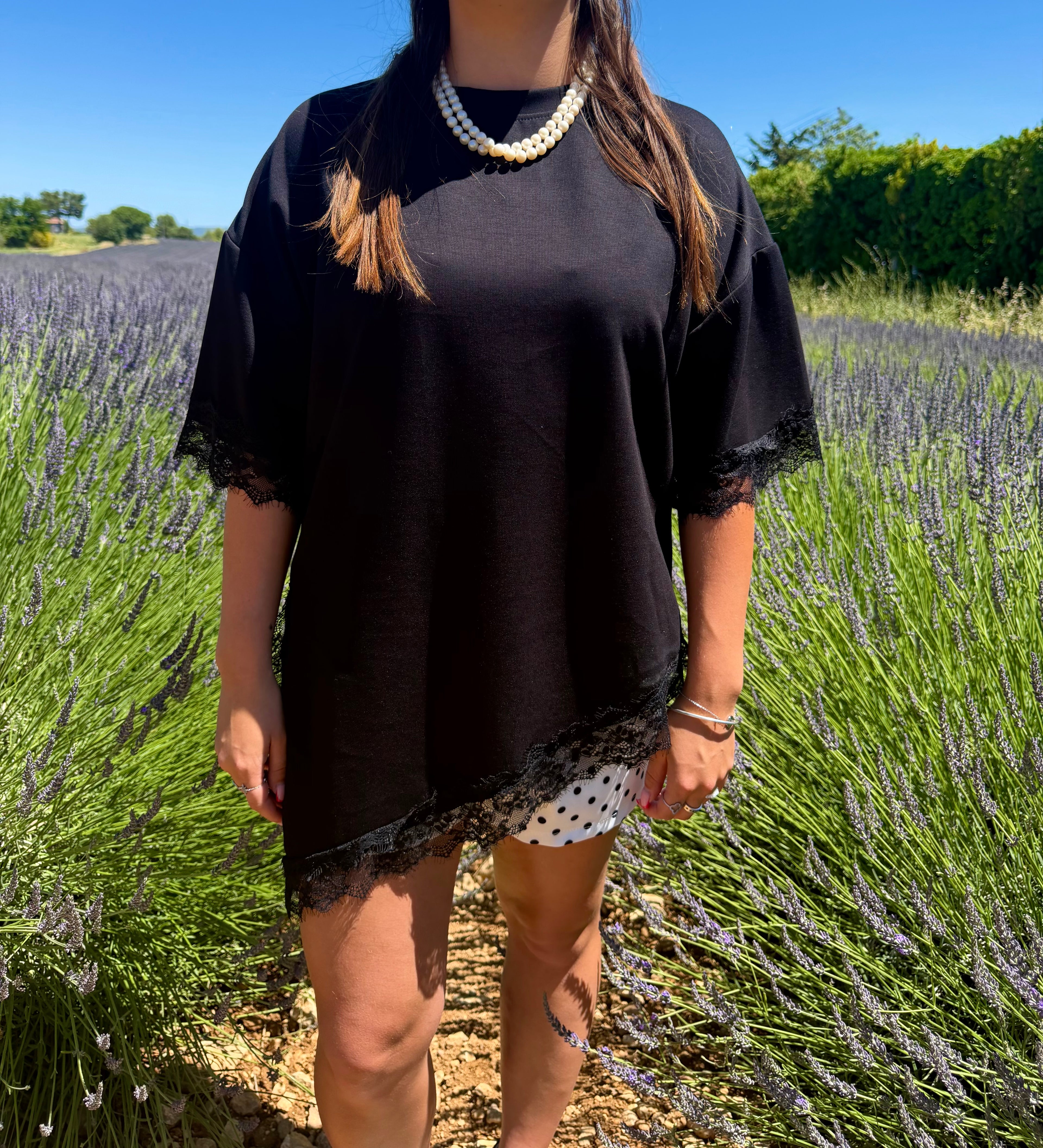 T-shirt dentelle noir 🖤